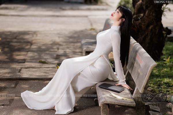 888+ ảnh áo dài sexy gây nức lòng thanh niên xứ Đông Lào 27 áo dài sexy 7