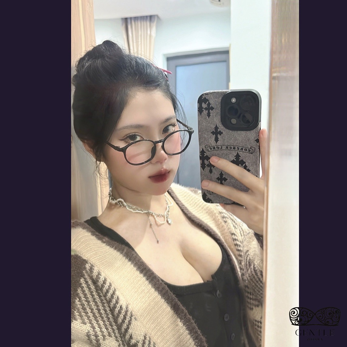 Top 99+ ảnh gái xinh đeo kính cute, ngầu đét siêu cuốn 32 ảnh gái đeo kính cuốn hút 5